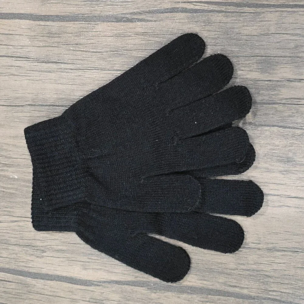 Disney ✦ Descendants Kids Gloves ✦ Black Striped Convertible 2‑Pack NWT Sz OS